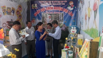 Hình ảnh tham gia Ngày Sách Việt Nam và Tiếng hát thiếu nhi huyện Đại Lộc năm 2019.